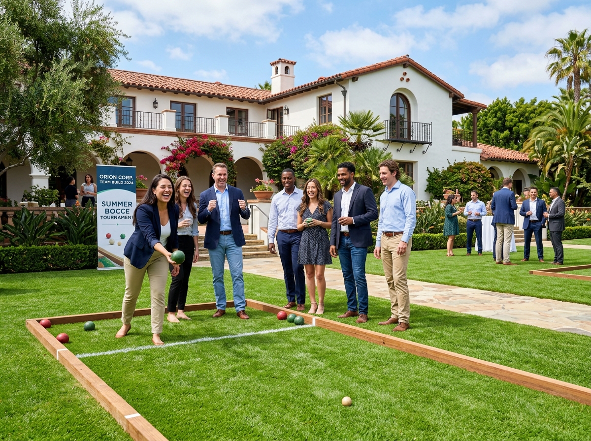 Corporate Team Bocce Ball