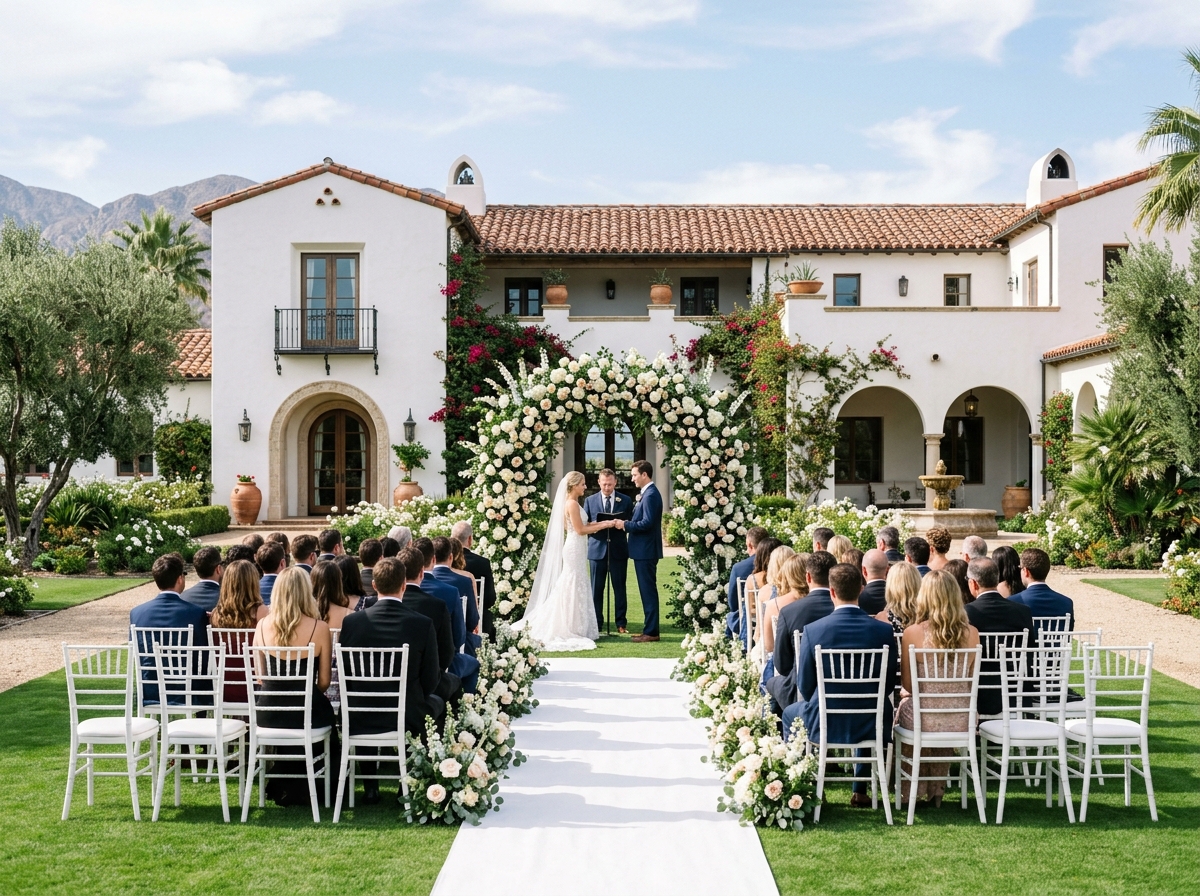Ceremony on Lawn
